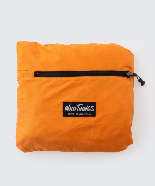 WILD THINGS(ワイルドシングス)の「パッカブルウィンドパーカー│PACKABLE WIND PARKA(ナイロンジャケット・メンズ・オレンジ/チャコールグレー/オリーブ/ブラック・XL/L/M/S)」の12枚目の写真