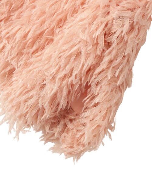 AMERICAN HOLIC（アメリカンホリック）の「【選べる丈】フェザーVネックベスト（ベスト・レディース・アイボリー/ライトブルー/チャコールグレー/オレンジ・L/M）」の21枚目の写真