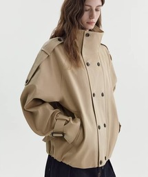 Fano Studios（ファノ ストゥディオズ）の「ジップデザイン ショート丈 トレンチコート FX26W006【Fano Studios】【2026SS】（トレンチコート）」