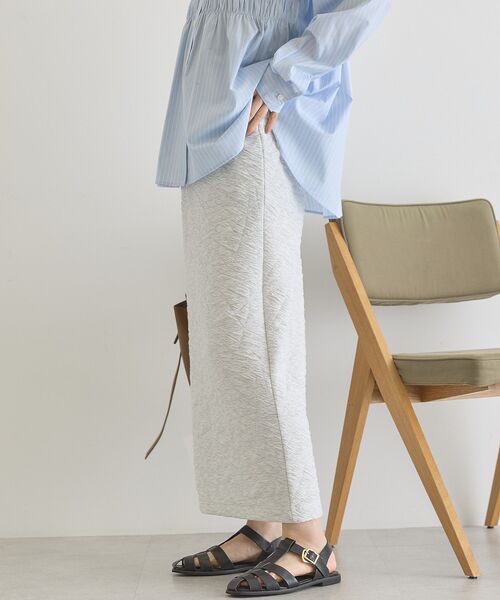 AMERICAN HOLIC（アメリカンホリック）の「フクレジャガードタイトスカート（スカート・レディース・ブラウン/グレー系その他/ダークネイビー・L/M）」の5枚目の写真