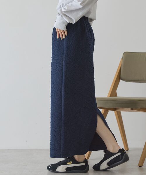 AMERICAN HOLIC（アメリカンホリック）の「フクレジャガードタイトスカート（スカート・レディース・ブラウン/グレー系その他/ダークネイビー・L/M）」の12枚目の写真