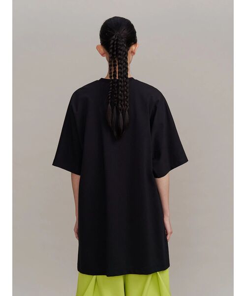 UN3D.（アンスリード）の「STRATUM ART PRINT T-SH / ストレイタムアートプリントTシャツ（Tシャツ/カットソー・レディース・ブラック/ホワイト・38/36）」の4枚目の写真