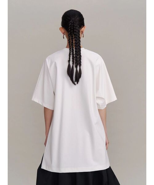 UN3D.（アンスリード）の「STRATUM ART PRINT T-SH / ストレイタムアートプリントTシャツ（Tシャツ/カットソー・レディース・ブラック/ホワイト・38/36）」の10枚目の写真