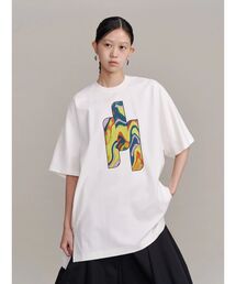 UN3D. | STRATUM ART PRINT T-SH / ストレイタムアートプリントTシャツ(Tシャツ/カットソー)