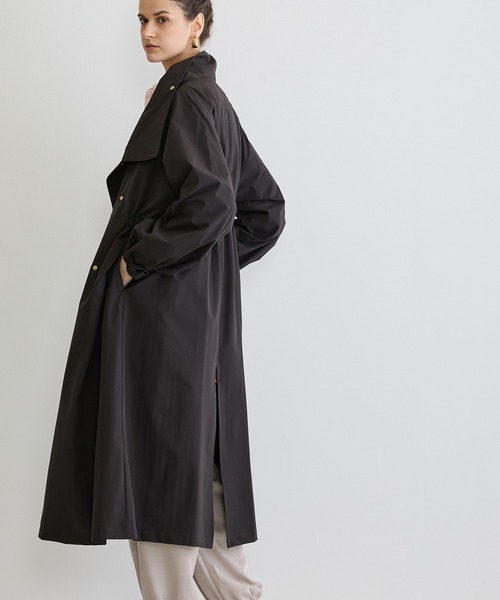NICOLE white（ニコルホワイト）の「２WAYスタンドコート（その他アウター・レディース・チャコールグレー/ベージュ/サックスブルー・FREE）」の7枚目の写真