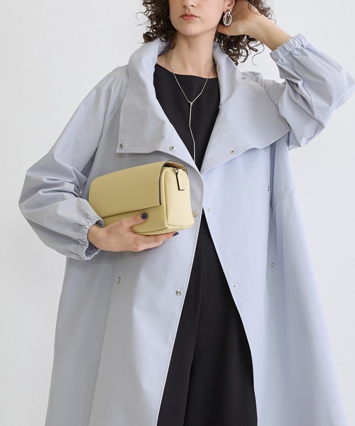 NICOLE white（ニコルホワイト）の「２WAYスタンドコート（その他アウター・レディース・チャコールグレー/ベージュ/サックスブルー・FREE）」の15枚目の写真