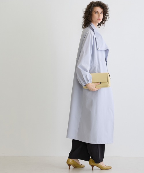 NICOLE white（ニコルホワイト）の「２WAYスタンドコート（その他アウター・レディース・チャコールグレー/ベージュ/サックスブルー・FREE）」の20枚目の写真