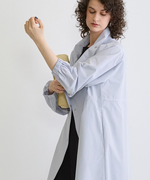 NICOLE white（ニコルホワイト）の「２WAYスタンドコート（その他アウター・レディース・チャコールグレー/ベージュ/サックスブルー・FREE）」の21枚目の写真