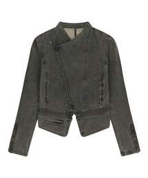 OJOS（オホス）の「Detachable Span Denim Jacket / Khaki（デニムジャケット）」