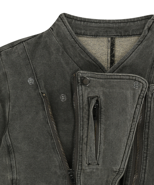 OJOS(オホス)の「Detachable Span Denim Jacket / Khaki(デニムジャケット・レディース・その他・1/2/3)」の5枚目の写真
