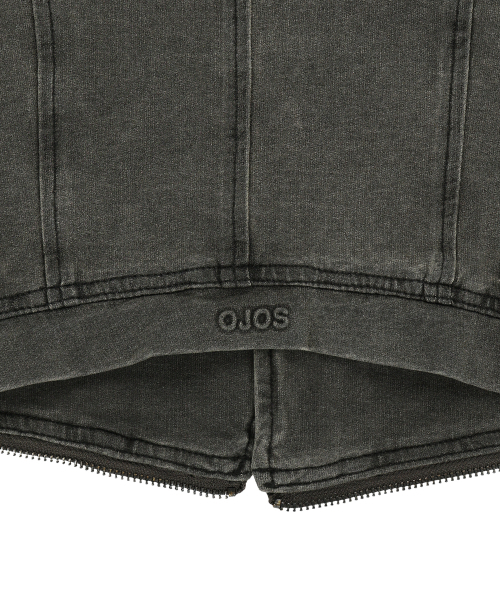 OJOS(オホス)の「Detachable Span Denim Jacket / Khaki(デニムジャケット・レディース・その他・1/2/3)」の6枚目の写真