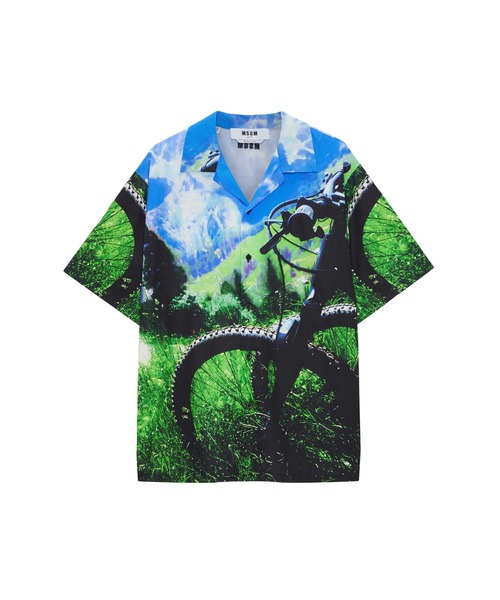 MSGM(エムエスジーエム)の「BIKE LIFE フォトグラフィックシャツ(シャツ/ブラウス・メンズ・マルチ・40/38)」の1枚目の写真