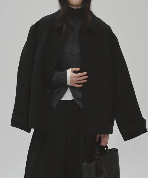 TODAYFUL(トゥデイフル)の「TODAYFUL Turtleneck Button Knit タートルネックボタンニット/12620510(ニット/セーター・レディース・チャコールグレー/ブラック・ONE SIZE)」の8枚目の写真