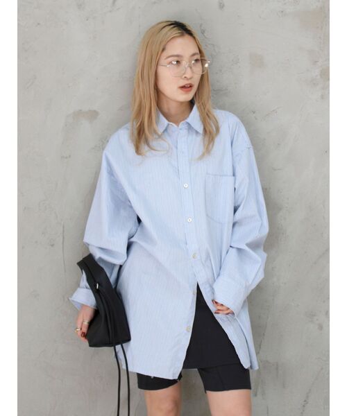 Ungrid（アングリッド）の「レイヤードデザインテレコサイクルパンツ（その他パンツ・レディース・ライトグレー/ブラック・FREE）」の17枚目の写真