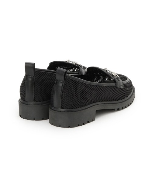 SHOO・LA・RUE（シューラルー）の「メッシュローファー（パンプス・レディース・ダークブラウン/ブラック・45/35）」の6枚目の写真