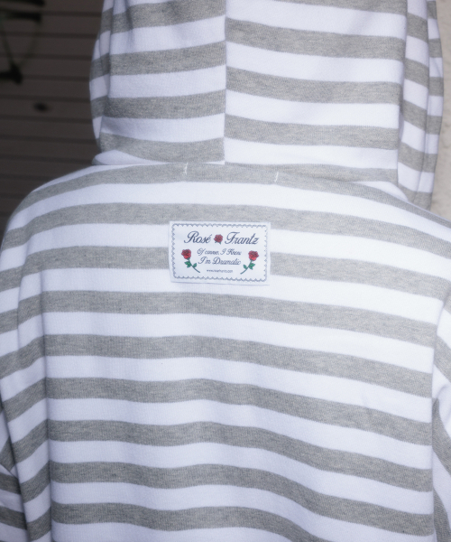 ROSEFRANTZ（ロゼフランツ）の「Patch Stripe Hood Zip-Up [Ivory]（パーカー・レディース・アイボリー・OS）」の15枚目の写真