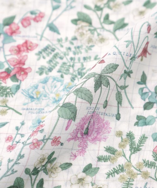 amaca(アマカ)の「【LIBERTY】BOTANIST'S JOURNEY タックブラウス(シャツ/ブラウス・レディース・ピンク系その他2/ブルー系その他4・38/40)」の3枚目の写真