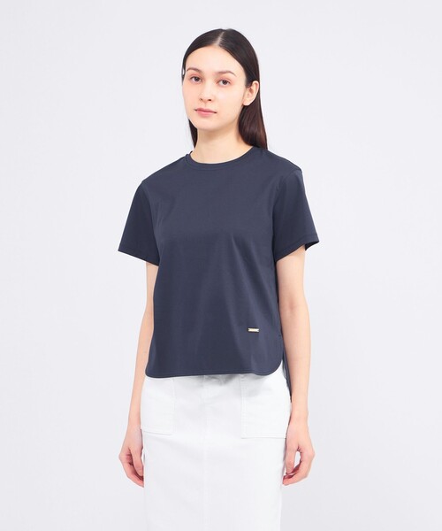 EPOCA(エポカ)の「ベーシックTシャツ(Tシャツ/カットソー・レディース・ブルー系その他7/オフホワイト/ブラック・40)」の3枚目の写真