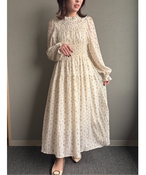 fifth(フィフス)の「シャーリングトップワンピース(ワンピース・レディース・ブラック/アイボリー・M)」の19枚目の写真