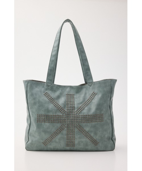 LAGUA GEM（ラグアジェム）の「UNION JACK TOTE バッグ（トートバッグ・レディース・アイボリー/ライトブルー・FREE）」の2枚目の写真