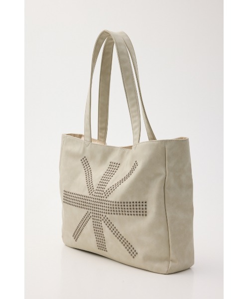 LAGUA GEM（ラグアジェム）の「UNION JACK TOTE バッグ（トートバッグ・レディース・アイボリー/ライトブルー・FREE）」の3枚目の写真