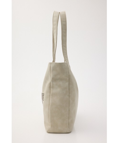 LAGUA GEM（ラグアジェム）の「UNION JACK TOTE バッグ（トートバッグ・レディース・アイボリー/ライトブルー・FREE）」の4枚目の写真