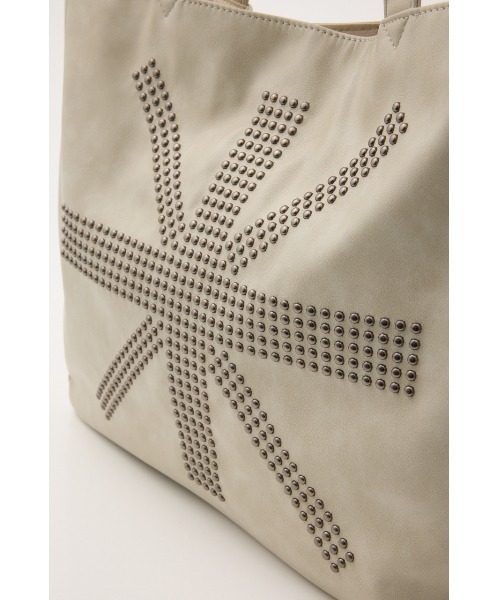 LAGUA GEM（ラグアジェム）の「UNION JACK TOTE バッグ（トートバッグ・レディース・アイボリー/ライトブルー・FREE）」の7枚目の写真