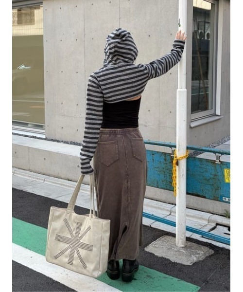 LAGUA GEM（ラグアジェム）の「UNION JACK TOTE バッグ（トートバッグ・レディース・アイボリー/ライトブルー・FREE）」の15枚目の写真