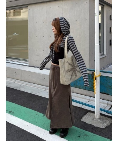 LAGUA GEM（ラグアジェム）の「UNION JACK TOTE バッグ（トートバッグ・レディース・アイボリー/ライトブルー・FREE）」の17枚目の写真