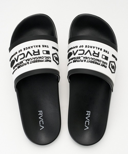 RVCA(ルーカ)の「RVCA ウィメンズ BANNER LOGO SANDAL ファッションサンダル 【2026年春夏モデル】(サンダル・レディース・ホワイト/ブラック/オレンジ・5/6/7)」の2枚目の写真