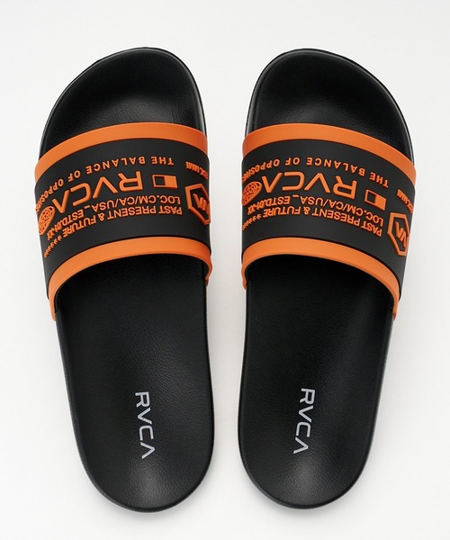 RVCA(ルーカ)の「RVCA ウィメンズ BANNER LOGO SANDAL ファッションサンダル 【2026年春夏モデル】(サンダル・レディース・ホワイト/ブラック/オレンジ・5/6/7)」の3枚目の写真