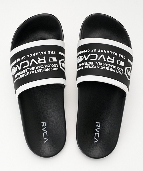 RVCA(ルーカ)の「RVCA ウィメンズ BANNER LOGO SANDAL ファッションサンダル 【2026年春夏モデル】(サンダル・レディース・ホワイト/ブラック/オレンジ・5/6/7)」の1枚目の写真