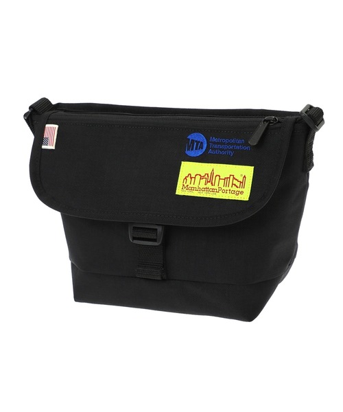 Manhattan Portage(マンハッタンポーテージ)の「Nylon Messenger Bag (XS) FZP LVL MTA(メッセンジャーバッグ・メンズ・ブラック・X-SMALL)」の1枚目の写真
