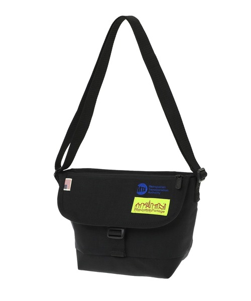Manhattan Portage(マンハッタンポーテージ)の「Nylon Messenger Bag (XS) FZP LVL MTA(メッセンジャーバッグ・メンズ・ブラック・X-SMALL)」の10枚目の写真