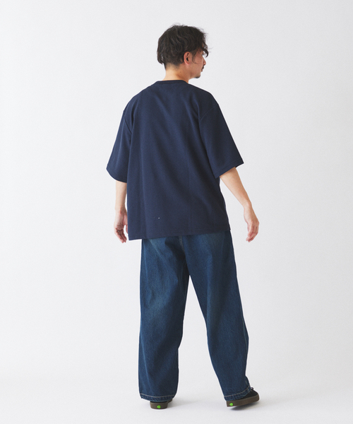 LACOSTE（ラコステ）の「LACOSTE / ラコステ 別注ヘビーピケ Tシャツ（Tシャツ/カットソー・メンズ・ピンク系その他/ブラック系その他/サファリグリーン/ブルー/グレー/ネイビー・4/3/5）」の7枚目の写真