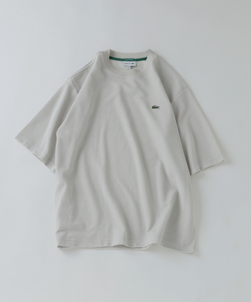 LACOSTE（ラコステ）の「LACOSTE / ラコステ 別注ヘビーピケ Tシャツ（Tシャツ/カットソー・メンズ・ピンク系その他/ブラック系その他/サファリグリーン/ブルー/グレー/ネイビー・4/3/5）」の11枚目の写真