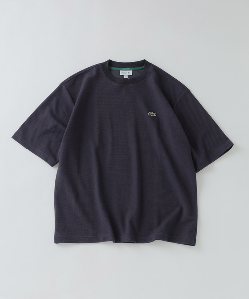 LACOSTE（ラコステ）の「LACOSTE / ラコステ 別注ヘビーピケ Tシャツ（Tシャツ/カットソー・メンズ・ピンク系その他/ブラック系その他/サファリグリーン/ブルー/グレー/ネイビー・4/3/5）」の13枚目の写真