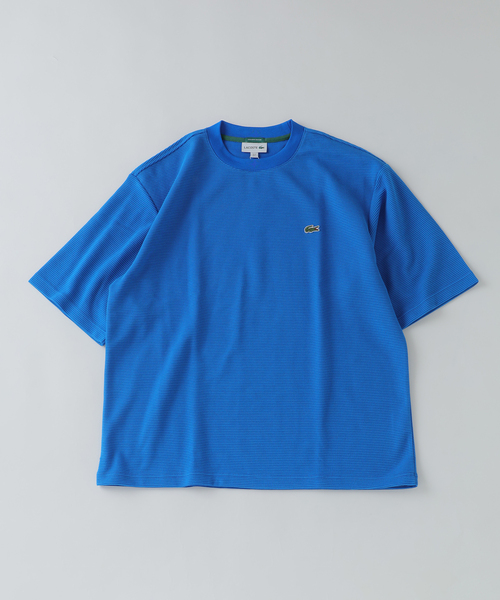 LACOSTE（ラコステ）の「LACOSTE / ラコステ 別注ヘビーピケ Tシャツ（Tシャツ/カットソー・メンズ・ピンク系その他/ブラック系その他/サファリグリーン/ブルー/グレー/ネイビー・4/3/5）」の14枚目の写真