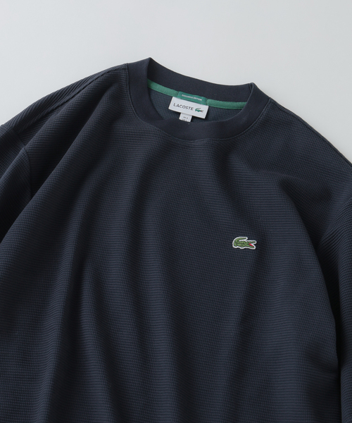 LACOSTE（ラコステ）の「LACOSTE / ラコステ 別注ヘビーピケ Tシャツ（Tシャツ/カットソー・メンズ・ピンク系その他/ブラック系その他/サファリグリーン/ブルー/グレー/ネイビー・4/3/5）」の16枚目の写真