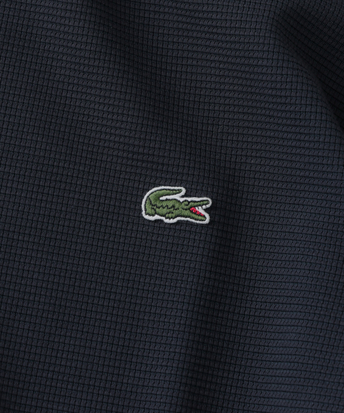 LACOSTE（ラコステ）の「LACOSTE / ラコステ 別注ヘビーピケ Tシャツ（Tシャツ/カットソー・メンズ・ピンク系その他/ブラック系その他/サファリグリーン/ブルー/グレー/ネイビー・4/3/5）」の17枚目の写真