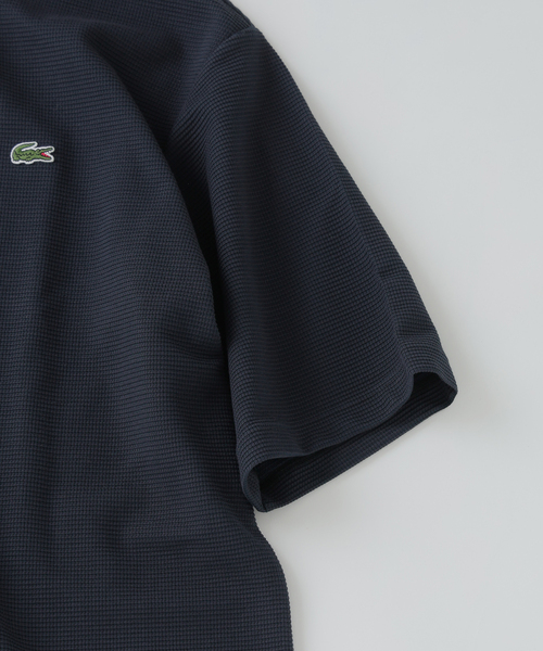 LACOSTE（ラコステ）の「LACOSTE / ラコステ 別注ヘビーピケ Tシャツ（Tシャツ/カットソー・メンズ・ピンク系その他/ブラック系その他/サファリグリーン/ブルー/グレー/ネイビー・4/3/5）」の18枚目の写真