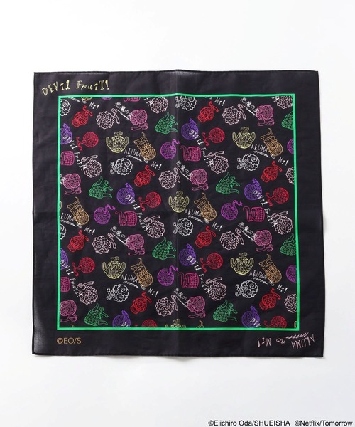 niko and...（ニコアンド）の「【Netflixシリーズ実写版「ONE PIECE」】コラボバンダナ（バンダナ/スカーフ・メンズ・ネイビー/ブラック/ピンク/イエロー・FREE）」の5枚目の写真