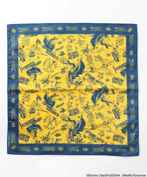 niko and...（ニコアンド）の「【Netflixシリーズ実写版「ONE PIECE」】コラボバンダナ（バンダナ/スカーフ・メンズ・ネイビー/ブラック/ピンク/イエロー・FREE）」の7枚目の写真