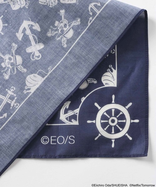 niko and...（ニコアンド）の「【Netflixシリーズ実写版「ONE PIECE」】コラボバンダナ（バンダナ/スカーフ・メンズ・ネイビー/ブラック/ピンク/イエロー・FREE）」の13枚目の写真