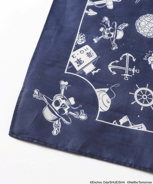 niko and...（ニコアンド）の「【Netflixシリーズ実写版「ONE PIECE」】コラボバンダナ（バンダナ/スカーフ・メンズ・ネイビー/ブラック/ピンク/イエロー・FREE）」の10枚目の写真