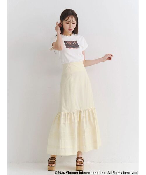 MERCURYDUO(マーキュリーデュオ)の「【EMILY IN PARISコラボ】グラフィックロゴTシャツ(Tシャツ/カットソー・レディース・オフホワイト・FREE)」の8枚目の写真