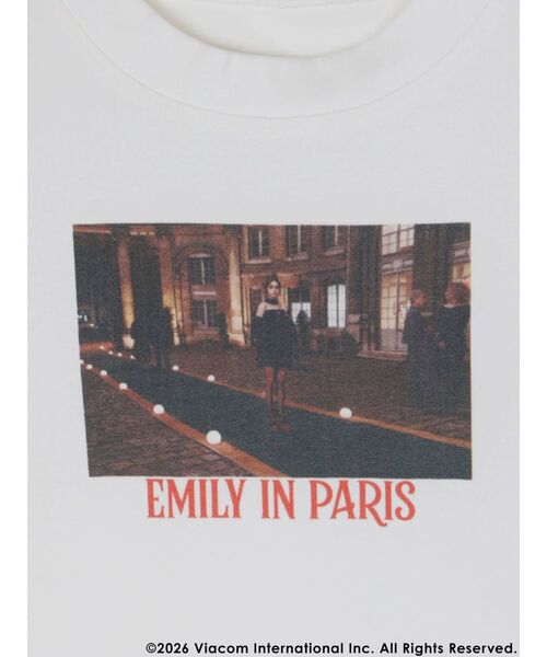 MERCURYDUO(マーキュリーデュオ)の「【EMILY IN PARISコラボ】グラフィックロゴTシャツ(Tシャツ/カットソー・レディース・オフホワイト・FREE)」の18枚目の写真