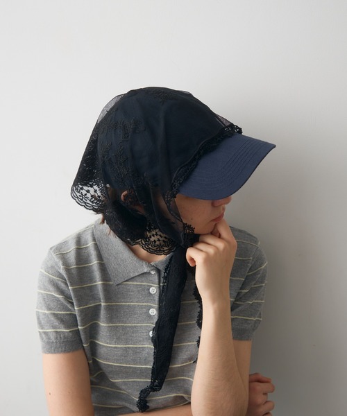 full/fill.(フルフィル)の「thin border polo tops / 細ボーダーポロトップス(ポロシャツ・レディース・グレー/ネイビー・FREE)」の11枚目の写真