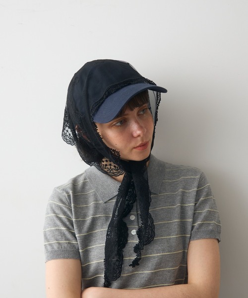 full/fill.(フルフィル)の「thin border polo tops / 細ボーダーポロトップス(ポロシャツ・レディース・グレー/ネイビー・FREE)」の4枚目の写真