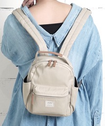 "02"≪anello GRANDE≫motte/モッテ 5ポケット/7L もちっとハンドル ラウンド ミニリュック